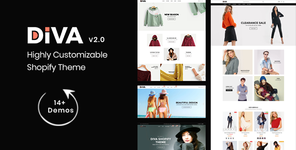 Diva 2.0 - Minimal and Modern Shopify Theme