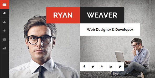 Divergent 3.2.2 - Personal Vcard Resume WordPress Theme