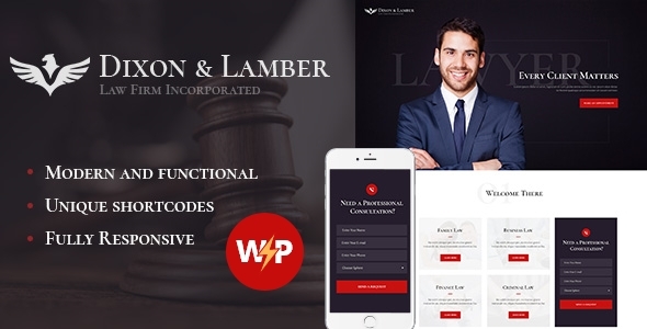 Dixon 1.4.2 - Law Firm WordPress Theme