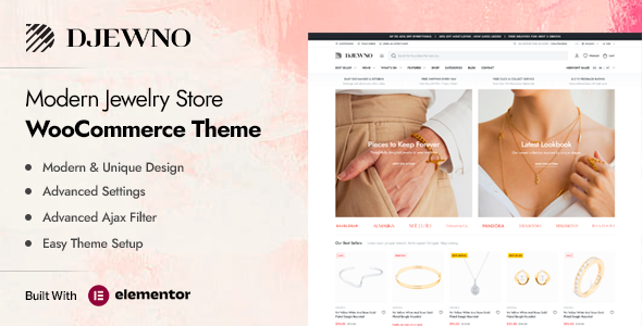 Djewno 1.2.4 - Jewelry Store WooCommerce Theme