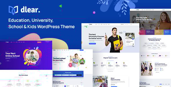 Dlear 1.0.9 - Education University & School WordPress Theme