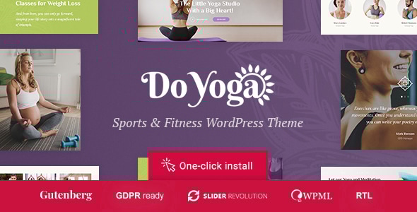 Do Yoga 1.3.2 - Fitness Studio & Pilates Club WordPress Theme