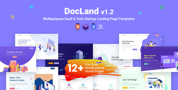 Docland 1.2 - Multipurpose SaaS & Tech Startup Website Template