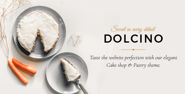 Dolcino 1.8 - Pastry and Cake Shop WordPress Theme