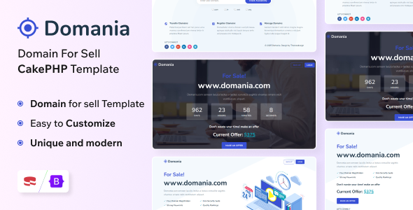 Domania - Domain For Sell CakePHP Template