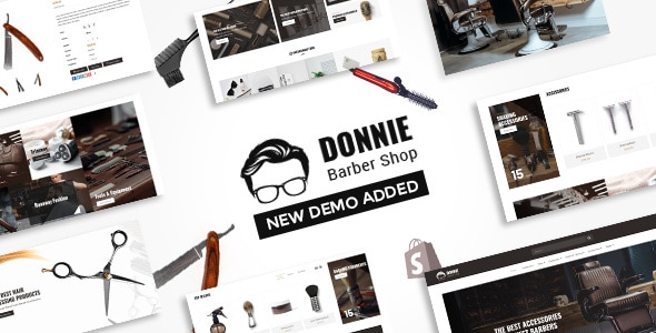 Donnie  Barber Shop Shopify Theme