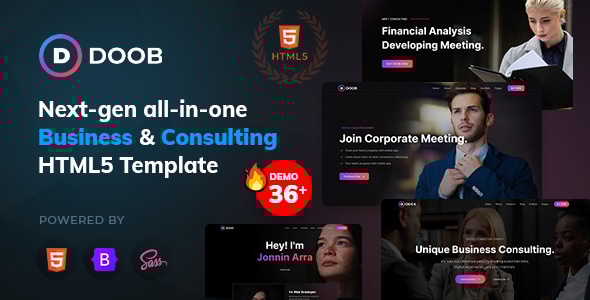 Doob 1.3 - Business & Consulting Bootstrap 5 Template