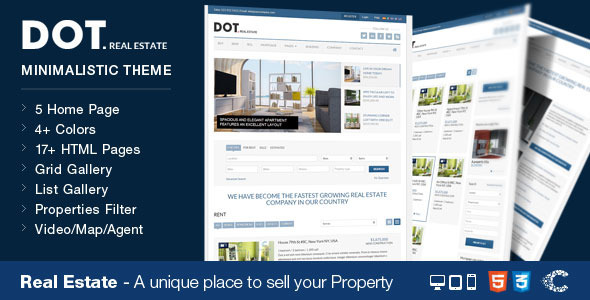 Dot 1.2 - Real Estate HTML5 & CSS3 Template
