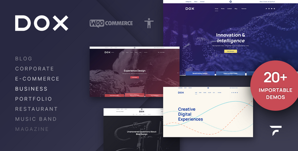 Dox 6.8 - Multi-purpose WordPress Theme