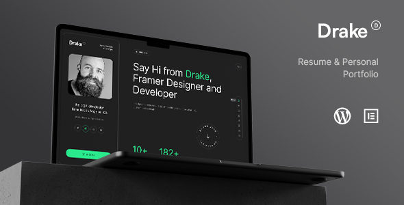 Drake 4.5.0 - Portfolio Theme