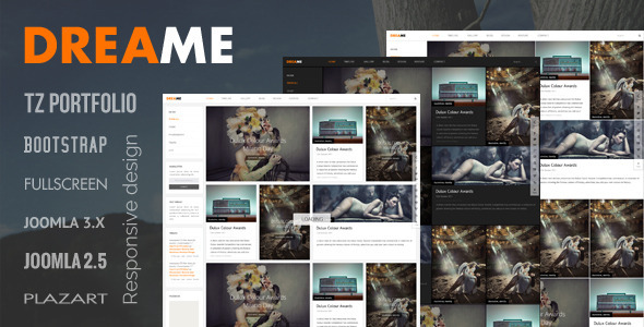 Dreame 1.8 - Responsive Joomla Template