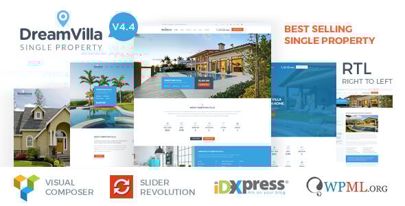 DreamVilla - Single Property WordPress Theme