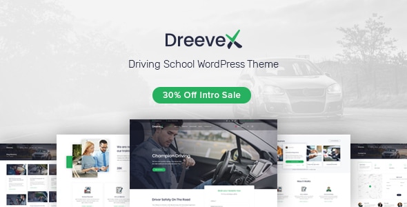 DreeveX 1.0.0 - Driving School WordPress Theme