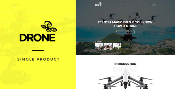 Drone 09.0 - Single Product WordPress Theme