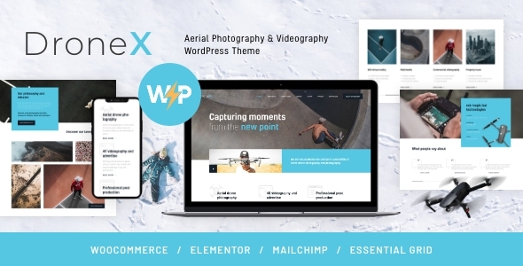 DroneX 1.1.12 - Aerial Photography & Videography WordPress Theme