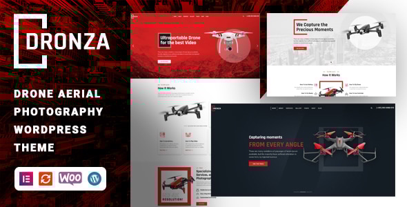 Dronza 2.2 - Drone Aerial Photography WordPress Theme