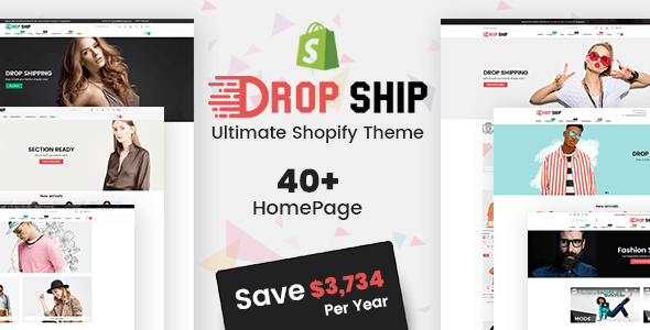 Dropshipping 3.5 - Fashion Shopify Theme Multipurpose Responsive Template