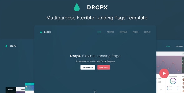 DropX 1.1 - Multipurpose Flexible Landing Page Template