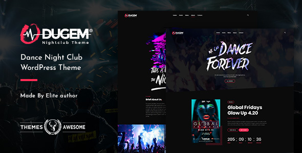 Dugem 1.4 - Dance Night Club WordPress Theme