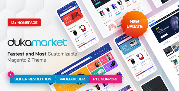 Dukamarket 4.7 - Multipurpose Responsive Magento 2  Adobe Commerce Theme