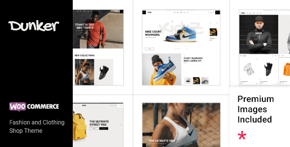 Dunker 1.6.1 - Fashion and Clothing Shop WordPress Theme