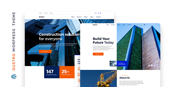 Dustro 1.1.8 - Construction Company WordPress Theme