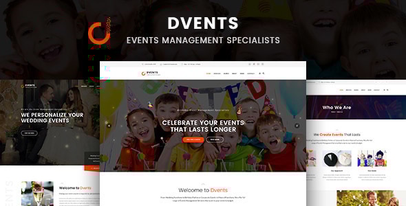 Dvents 1.3.2 - Events Management Companies and Agencies WordPress Theme