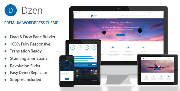 Dzen - Multipurpose Business & Event WordPress Theme