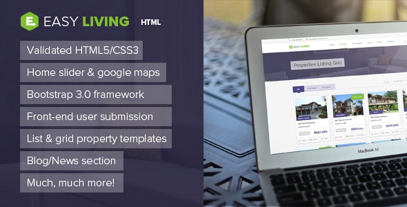 Easy Living 1.3 - Real Estate HTML Template