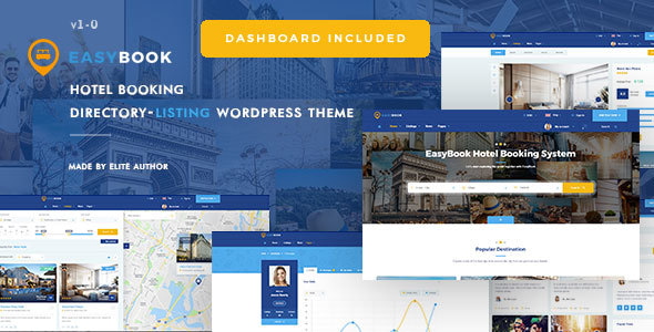 EasyBook 2.1.3 - Hotel & Tour Booking WordPress Theme