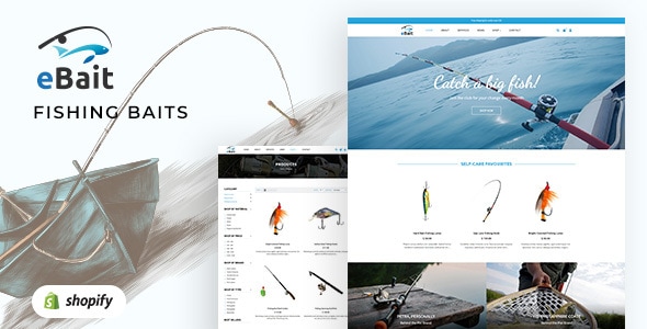 eBait - Hunting Fishing Shop Shopify Theme