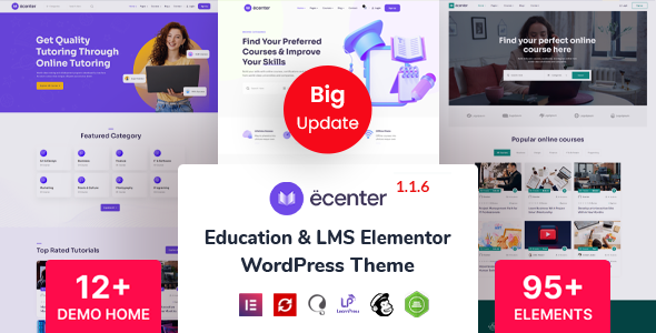 Ecenter 6.8 - Education WordPress Theme