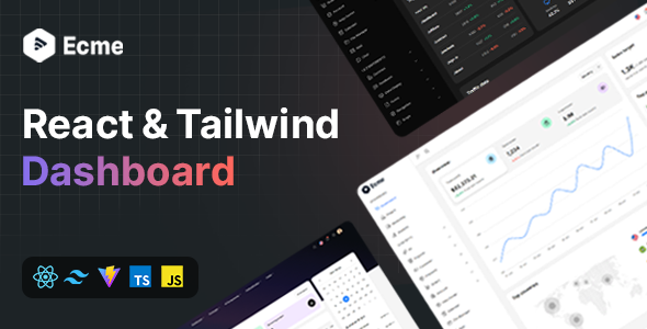 Ecme 1.3.7 - React Tailwind Admin Template (React 19)