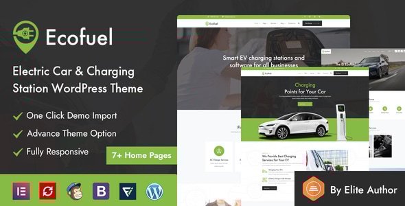 Ecofuel 2.3 - Electric Car & Charging Station WordPress Theme