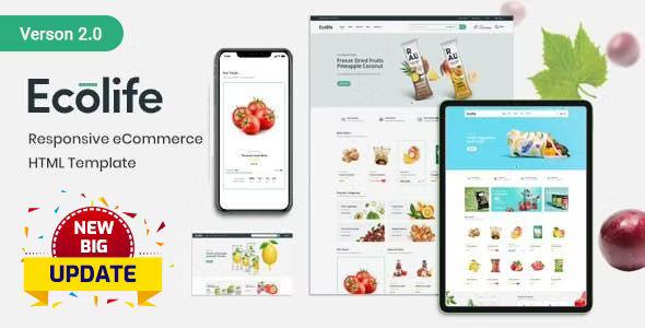 Ecolife 5.1.320 - Multipurpose eCommerce HTML Template