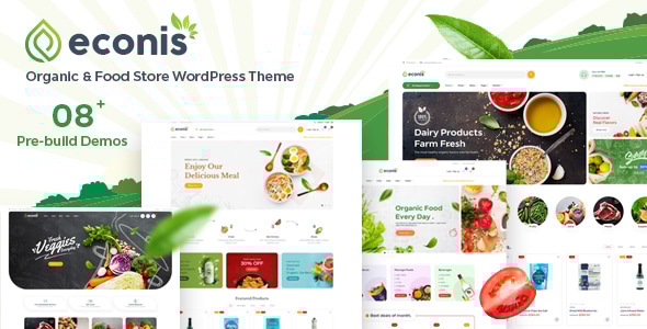 Econis  Organic & Food Store WordPress Theme