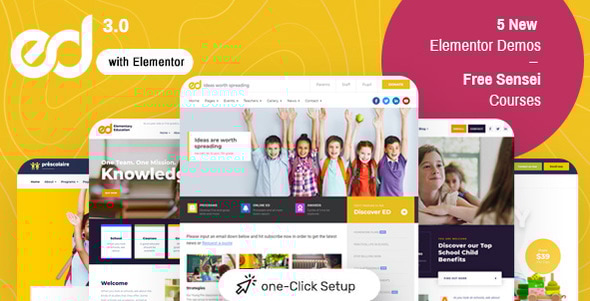 Ed School Education WordPress Theme