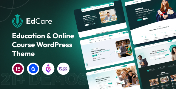 EdCare 1.1.3 - Education & Online Course WordPress Theme