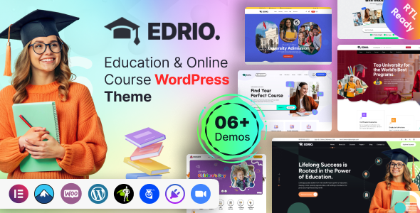 Edrio - Education & Online Course WordPress Theme