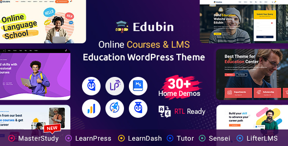 Edubin 9.5.7 Education WordPress Theme