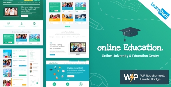 Education 3.6.12 - Center  LMS & Online Courses WordPress Theme