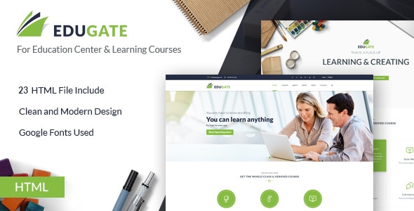 Education 1.2 - HTML Template  EduGate