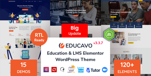 Educavo 3 - Education WordPress Theme