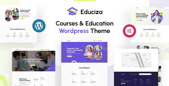 Educiza  Courses & Education WordPress Theme
