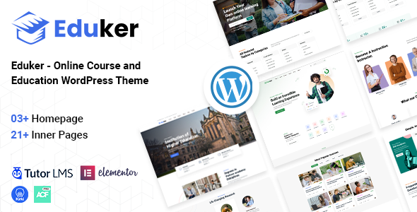 Eduker 2.0.3 - Education WordPress Theme