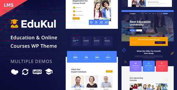 Edukul 1.34 - Online Courses WordPress Theme