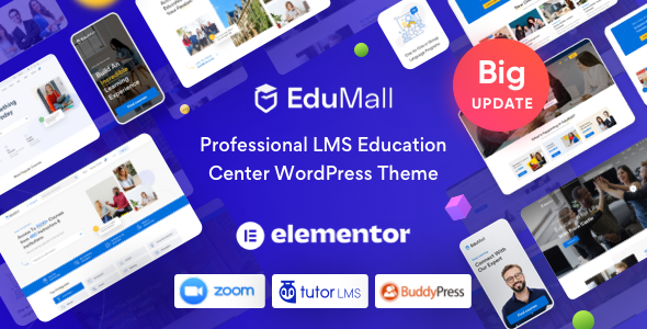 EduMall 6.7 Professional LMS Education Center WordPress Theme