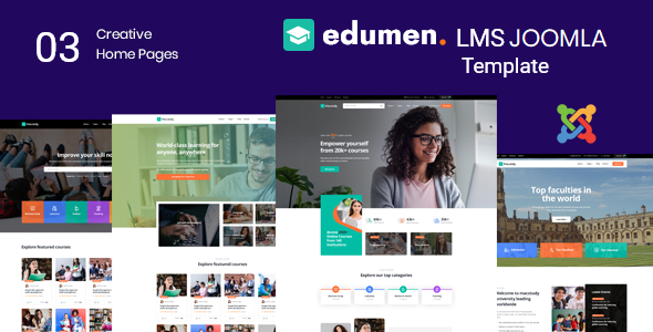 Edumen  Education Joomla Template