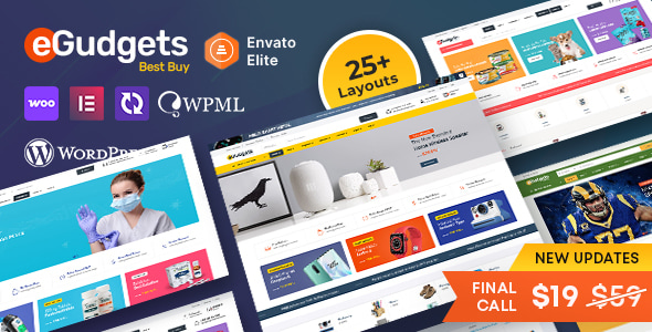 eGudgets 1.1.3 - Multipurpose WooCommerce Theme (Multi-vendor & Marketplace Compatibility)