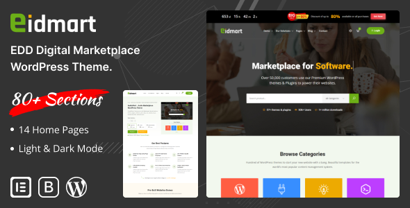 Eidmart 2.8 - Digital Marketplace WordPress Theme